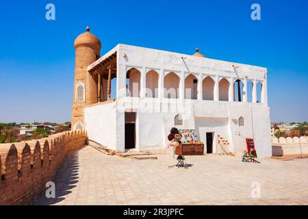 Die Arche Bukhara ist eine antike, riesige Festung in Bukhara, Usbekistan Stockfoto