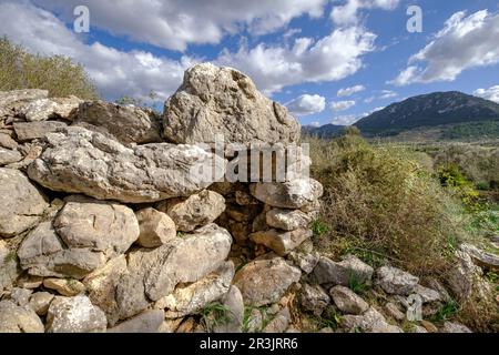 Talaiot, Son Ferrandell-Son Oleza, I milenio A C., Valldemossa, Mallorca, Balearische Inseln, spanien. Stockfoto