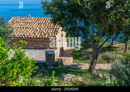 Das Riserva naturale dello Zingaro ist das älteste Naturschutzgebiet Siziliens Stockfoto