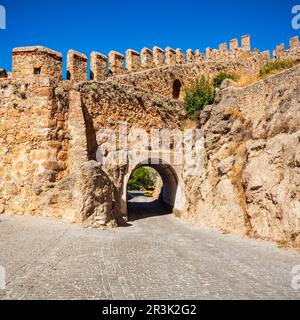 Alanya Burg oder Alanya Kalesi ist eine mittelalterliche Burg in Alanya Stadt, Provinz Antalya an der Südküste der Türkei Stockfoto