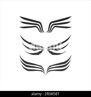 Falcon Logo Template Vector Illustration Design Stock Vektor