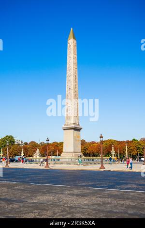 Place de la Concorde, der Place de la Concorde ist einer der wichtigsten öffentlichen Plätzen in Paris, Frankreich Stockfoto