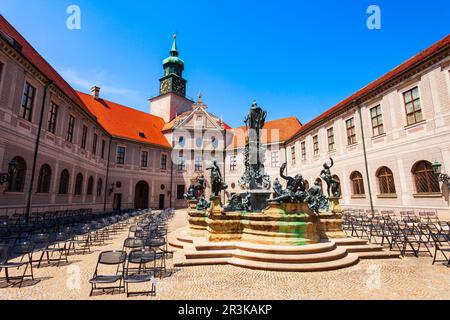 Die Münchner Residenz ist das ehemalige Königspalast in München Stockfoto