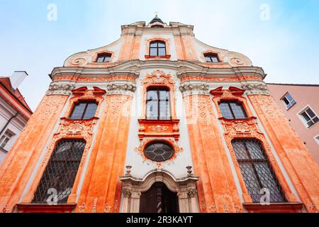 Asamkirche oder St. Die Maria de Victoria Kirche ist eine barocke Kirche in Ingolstadt in Bayern Stockfoto