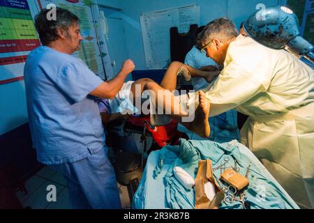 Parto, La Taña, Zona Reina, Uspantán, Quiche, Guatemala, Mittelamerika. Stockfoto