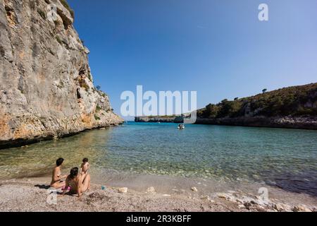 Torrente de Cala Magraner, Manacor, Mallorca, Balearen, Spanien, Europa. Stockfoto