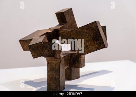 Alrededor del vacío I, 1964, Eduardo Chillida,Museo de Bellas Artes, Bilbao, Spanien. Stockfoto