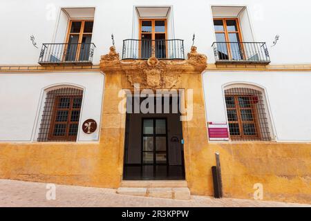 Xativa, Spanien - 17. Oktober 2021: Museum der Schönen Künste oder Museo de Bellas Artes in Xativa Stadt nahe Valencia in Spanien Stockfoto