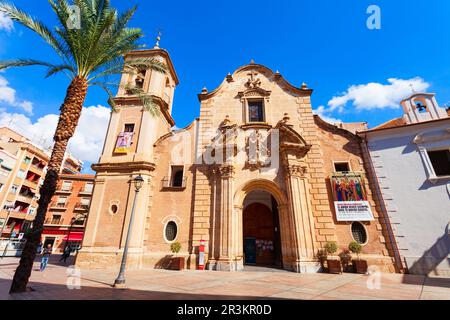 Murcia, Spanien - 19. Oktober 2021: Kirche Santa Eulalia oder Kapelle San Jose in Murcia. Murcia ist eine Stadt im Südosten Spaniens. Stockfoto