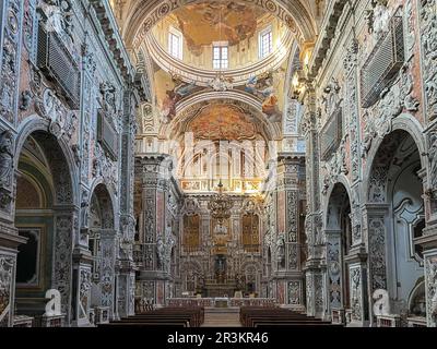 Die Heilige Katharina von Alexandria ist eine römisch-katholische Kirche im historischen Teil von Palermo Stockfoto