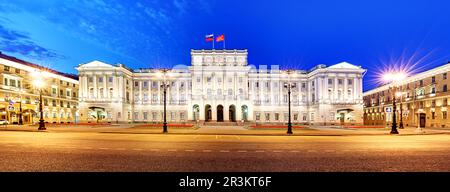 St. Petersburg Russland - Mariinsky Palast in der Altstadt Stockfoto