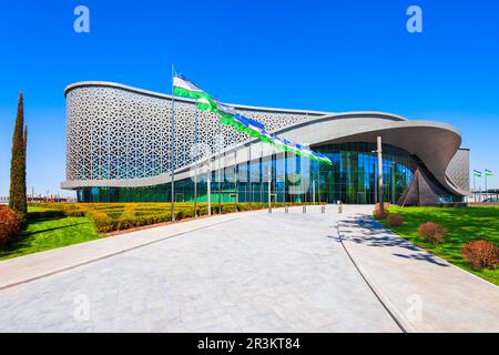 Taschkent, Usbekistan - 11. April 2021: Taschkent City International Congress Centre in Taschkent, Usbekistan Stockfoto