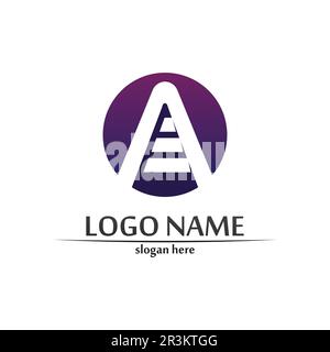 Eine Briefvorlage Vektor icon Abbildung design Stock Vektor