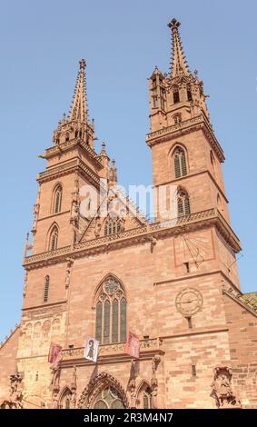 Basel-Kathedrale, Schweiz Stockfoto