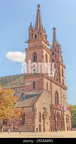 Basel-Kathedrale, Schweiz Stockfoto