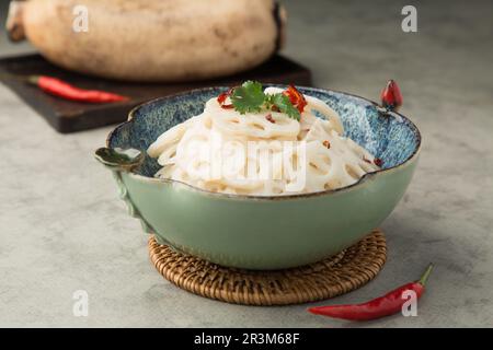 Gebratene Lotuswurzel Stockfoto