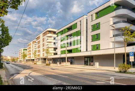 Moderne Architektur, Wohnbereich Halberstadt Stockfoto