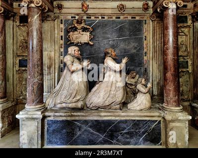 Epitaph für Dorothea Susanne von der Pfalz, Stadtkirche St. Peter und Paul, Weimar, Deutschland Stockfoto