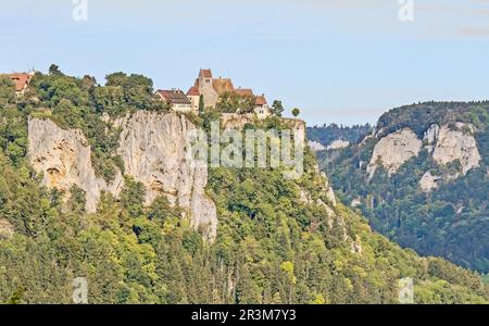 Schloss Werenwag, in der Nähe von Beuron Stockfoto