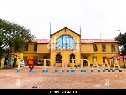 Dre Dawa Bahnhof, Dre Dawa Region, Dre Dawa, Äthiopien Stockfoto