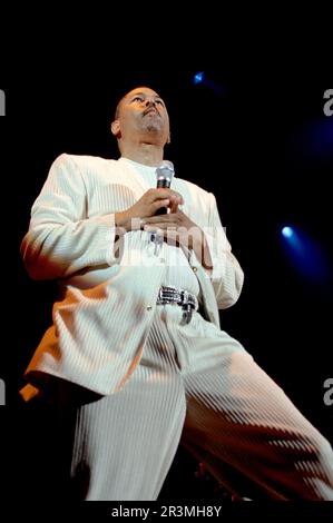 Mailand Italien 1997-07-02 : Earth, Wind & Fire Live-Konzert im Forum Assago Stockfoto