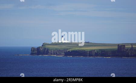 Duncansby Head Leuchtturm Stockfoto