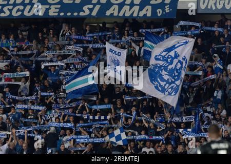 Empoli, Italien. 22. Mai 2023. Fans von Empoli während des Spiels Empoli FC vs Juventus FC, italienisches Fußballspiel Serie A in Empoli, Italien, Mai 22 2023 Kredit: Independent Photo Agency/Alamy Live News Stockfoto