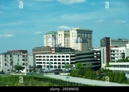 Downtown chattanooga tennessee bei Tageslicht Stockfoto