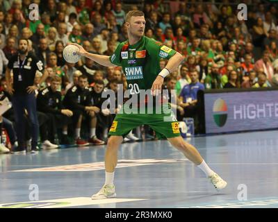 Deutscher Handballspieler Philipp Weber SC Magdeburg HBL LIQUI MOLY Handball Bundesliga Staffel 2022-23 Stockfoto