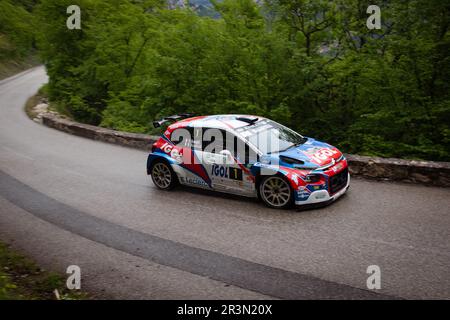 Yoann Bonato, Gewinner der Antibes-Rallye 2023 Stockfoto