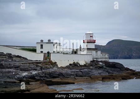 Leuchtturm Valentia Island Stockfoto