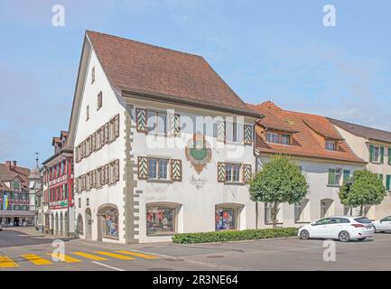 Neues Schloss, Steckborn am Bodensee, Thurgau, Schweiz. Stockfoto