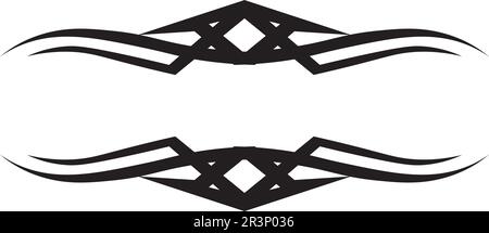 Tribal Tatto Collection Set Flamme tatoo Totem Vector Illustration Design Stock Vektor