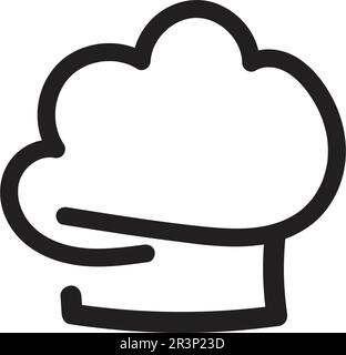 Chefkoch Logo klassischer Koch Catering Vektordesign Stock Vektor