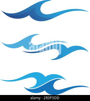 Wassertropfen Logo Template Vector Illustration Design Stock Vektor