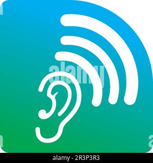 Ohr und Diagnose Gesundheit Logo desain und Vektor Stock Vektor
