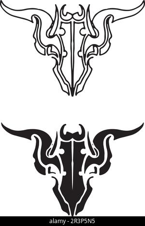 Tribal Tatto Collection Set Flamme tatoo Totem Vector Illustration Design Stock Vektor