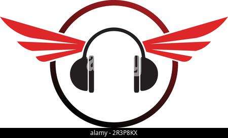 Musiknotiz-Symbol Vector-Logo und -Design Stock Vektor