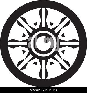 Tribal Tatto Collection Set Flamme tatoo Totem Vector Illustration Design Stock Vektor