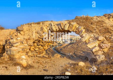 Mittelalterliches Kreuzritter-Schloss in Al Karak, Jordanien Stockfoto