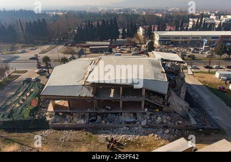 Elbistan Kahramanmaras Türkei 02 07 2023 Erdbeben In Der Türkei 2023. Ein verheerendes Erdbeben der Größenordnung 7,8 traf die türkische Provinz Kahramanmaras Stockfoto