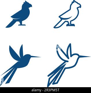 Falcon Wings Logo Template Vector Icon Logo Design Stock Vektor