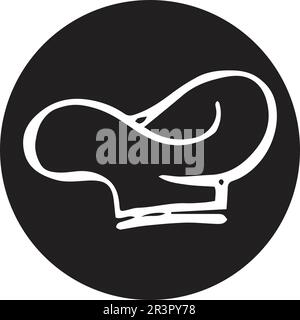 Chefkoch Logo klassischer Koch Catering Vektordesign Stock Vektor