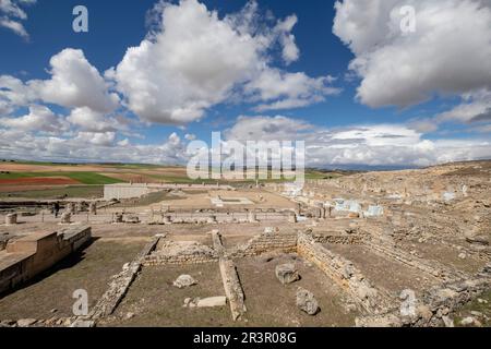 Parque arqueológico de Segóbriga, Saelices, Cuenca, Castilla-La Mancha, Spanien. Stockfoto