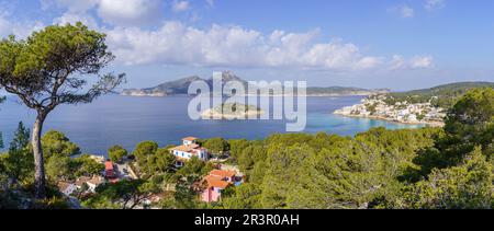 Sant Elm, küste von andratx, Mallorca, Balearen, Spanien. Stockfoto