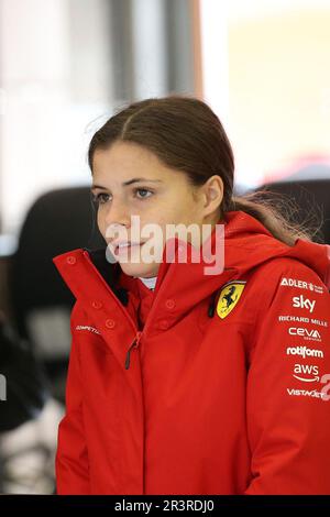 SPA-Francorchamps, Belgien. , . Testtag für das 24-stündige Rennen 2023, GT & Touring Car Event, Lilou Wadoux, kostenpflichtiges Bild, Foto Copyright © ATP Geert FRANQUET (FRANQUET Geert /ATP/SPP) Guthaben: SPP Sport Press Photo. Alamy Live News Stockfoto