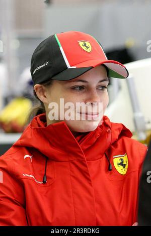 SPA-Francorchamps, Belgien. , . Testtag für das 24-stündige Rennen 2023, GT & Touring Car Event, Lilou Wadoux, kostenpflichtiges Bild, Foto Copyright © ATP Geert FRANQUET (FRANQUET Geert /ATP/SPP) Guthaben: SPP Sport Press Photo. Alamy Live News Stockfoto