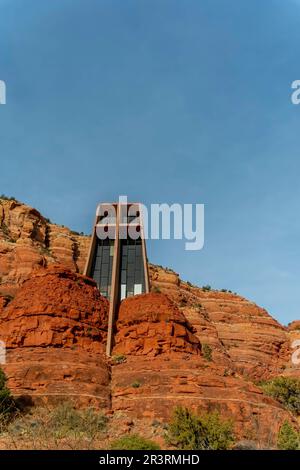 Die Kapelle des Heiligen Kreuzes in Sedona, Arizona Stockfoto