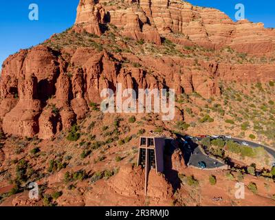 Die Kapelle des Heiligen Kreuzes in Sedona, Arizona Stockfoto