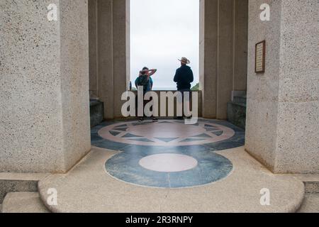 Das Wrigley Memorial befindet sich an einem Ende des Botanischen Gartens auf Catalina Island, CA, USA. Stockfoto